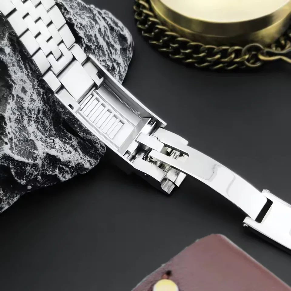Jubilee Edelstahl-Armband 20mm mit Glidelock-Schließe | Werkzeug inklusive Vistora Uhrenmanufaktur