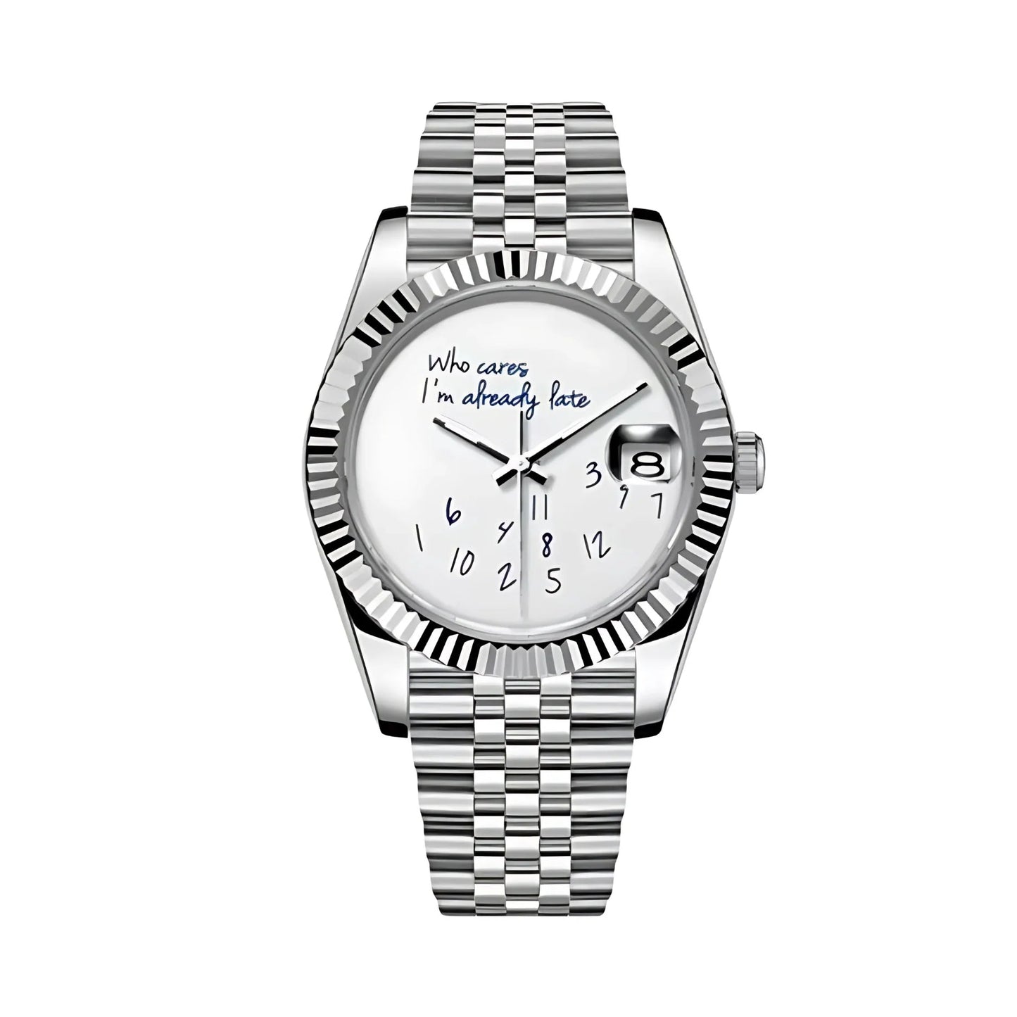 SeikoMod Datejust „Who cares I’m already late“ Vistora Uhrenmanufaktur