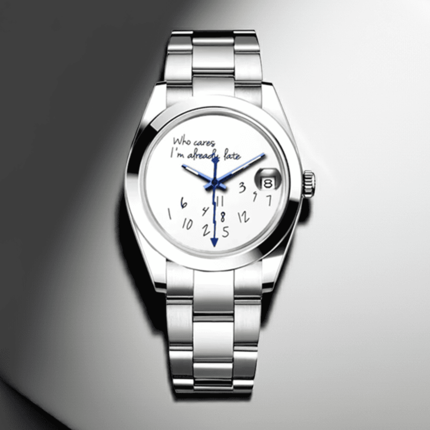 SeikoMod Datejust „Who cares I’m already late“ SEIKO/ Vistora Uhrenmanufaktur