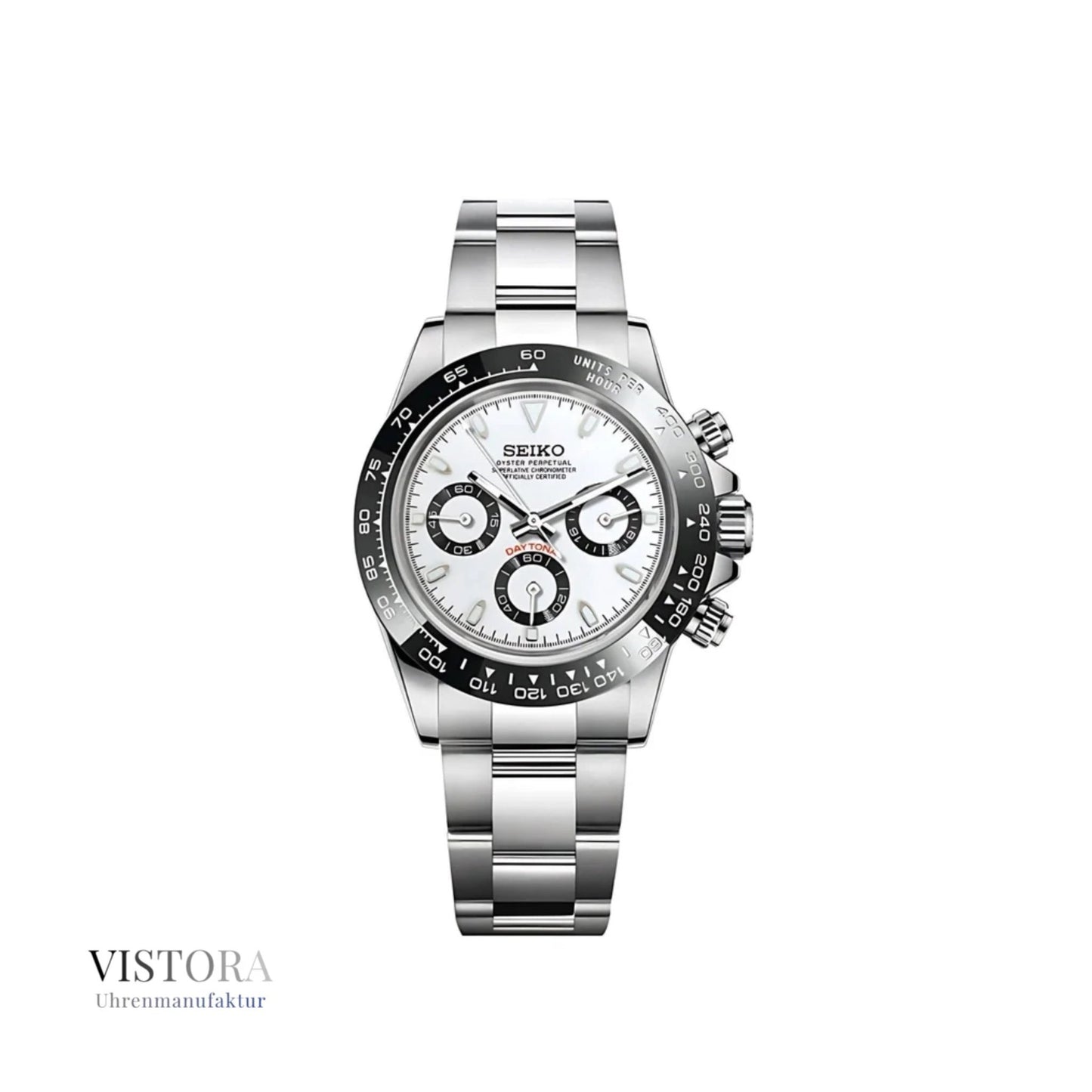 SeikoMod Daytona Silver Mein Shop