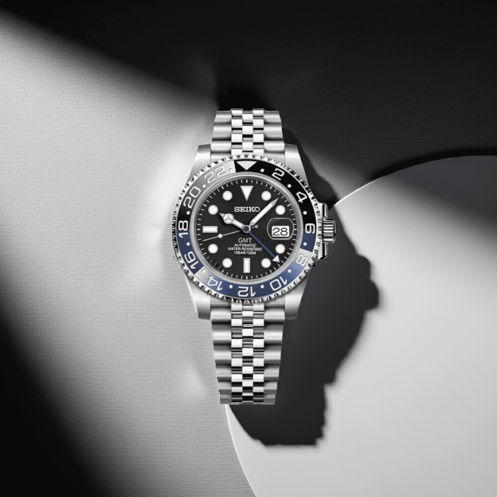 SeikoMod GMT Batman SEIKO/ Vistora Uhrenmanufaktur