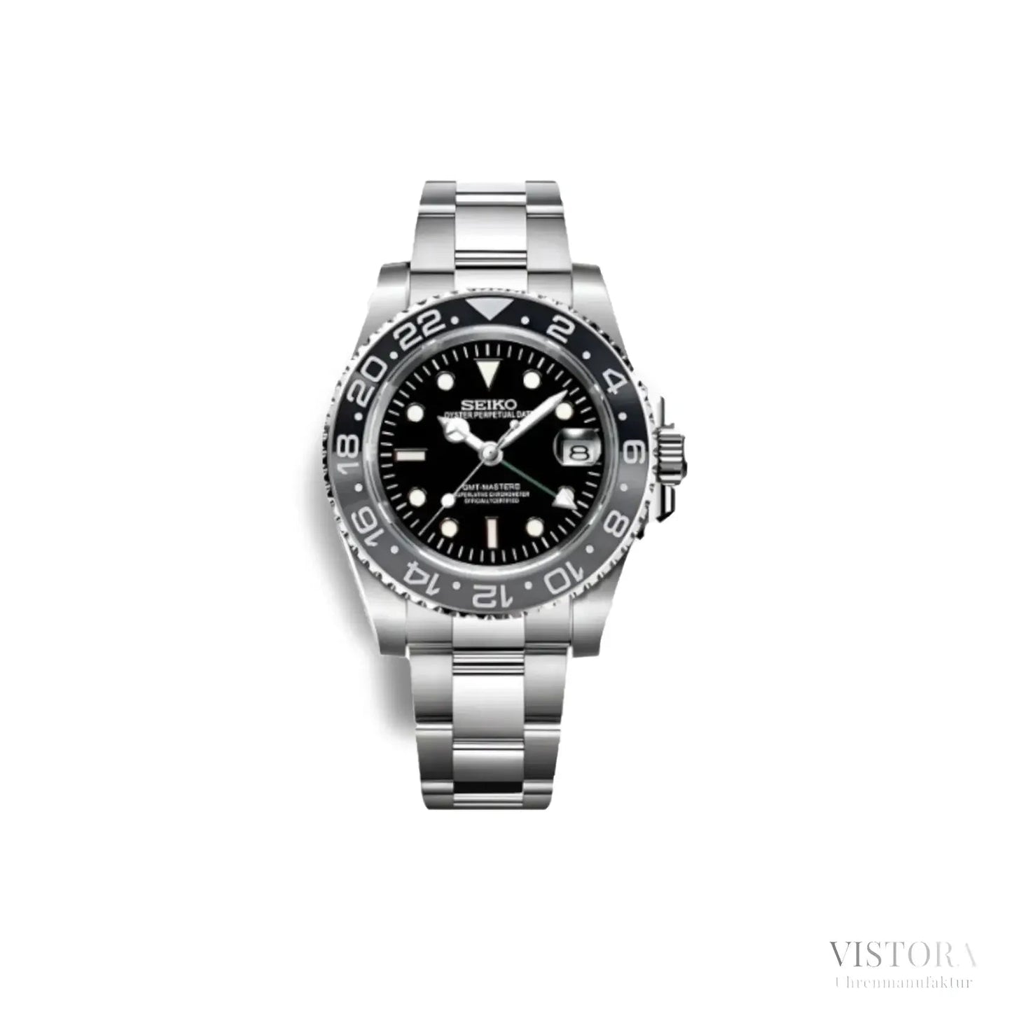 SeikoMod GMT Bruce Wayne - Vistora Uhrenmanufaktur
