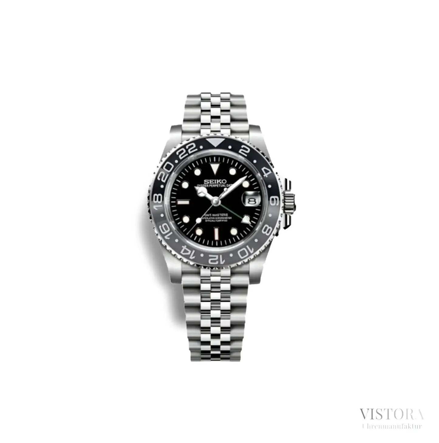 SeikoMod GMT Bruce Wayne - Vistora Uhrenmanufaktur