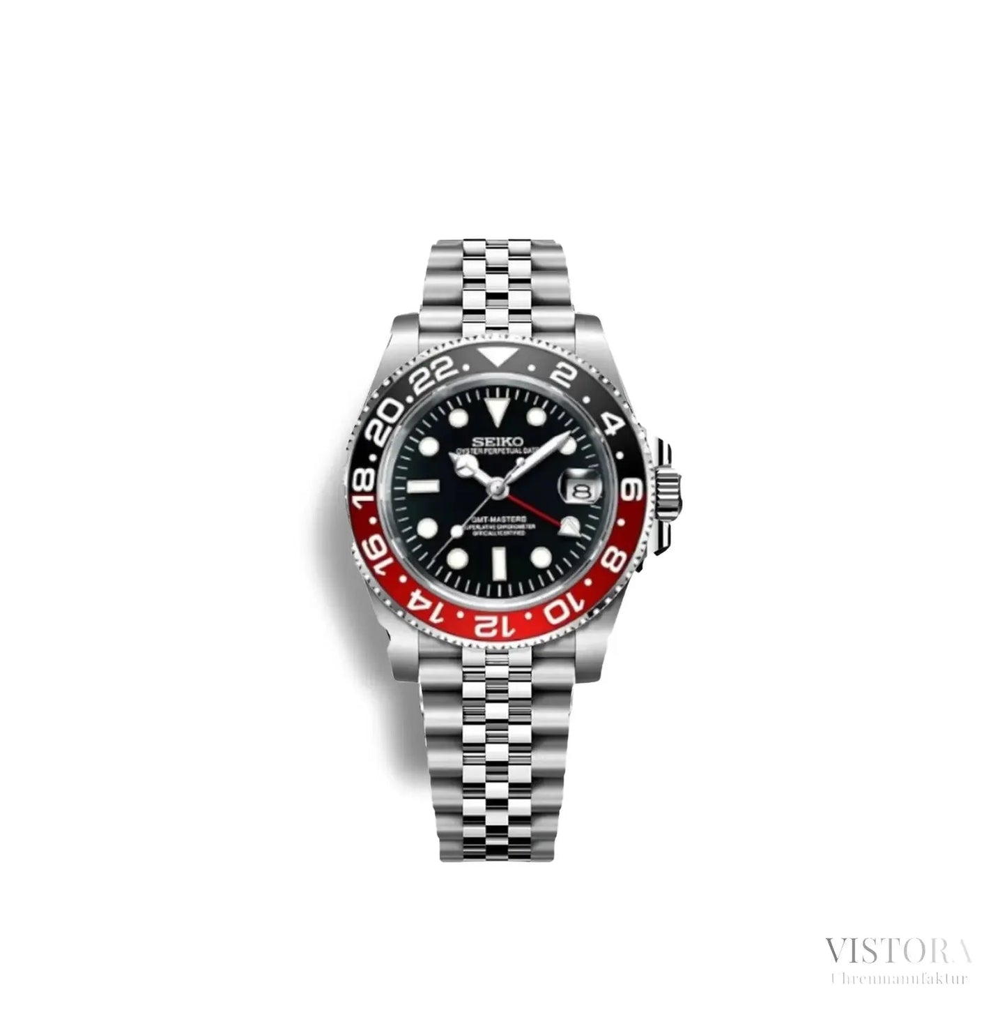 SeikoMod GMT Coke - Vistora Uhrenmanufaktur