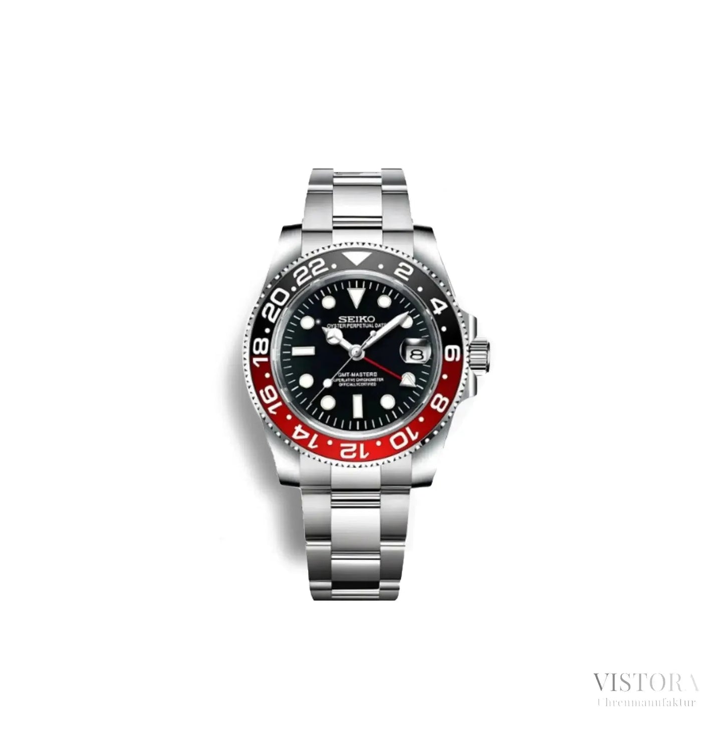 SeikoMod GMT Coke - Vistora Uhrenmanufaktur