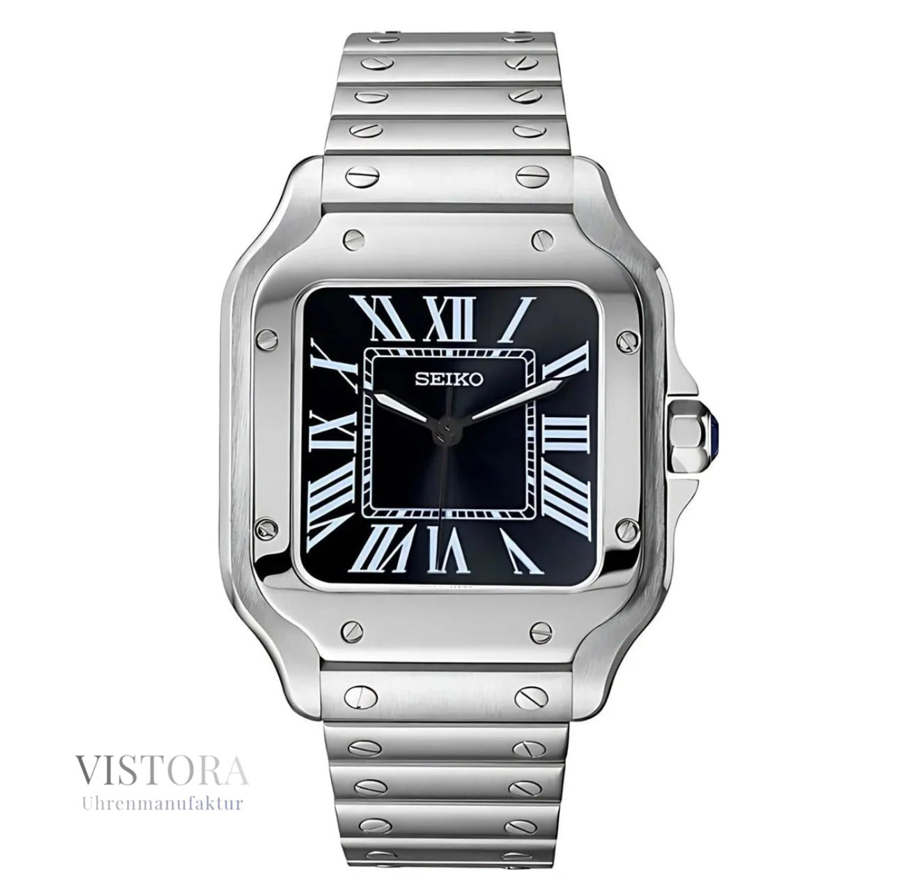 SeikoMod Santos Black Edition SEIKO/ Vistora Uhrenmanufaktur
