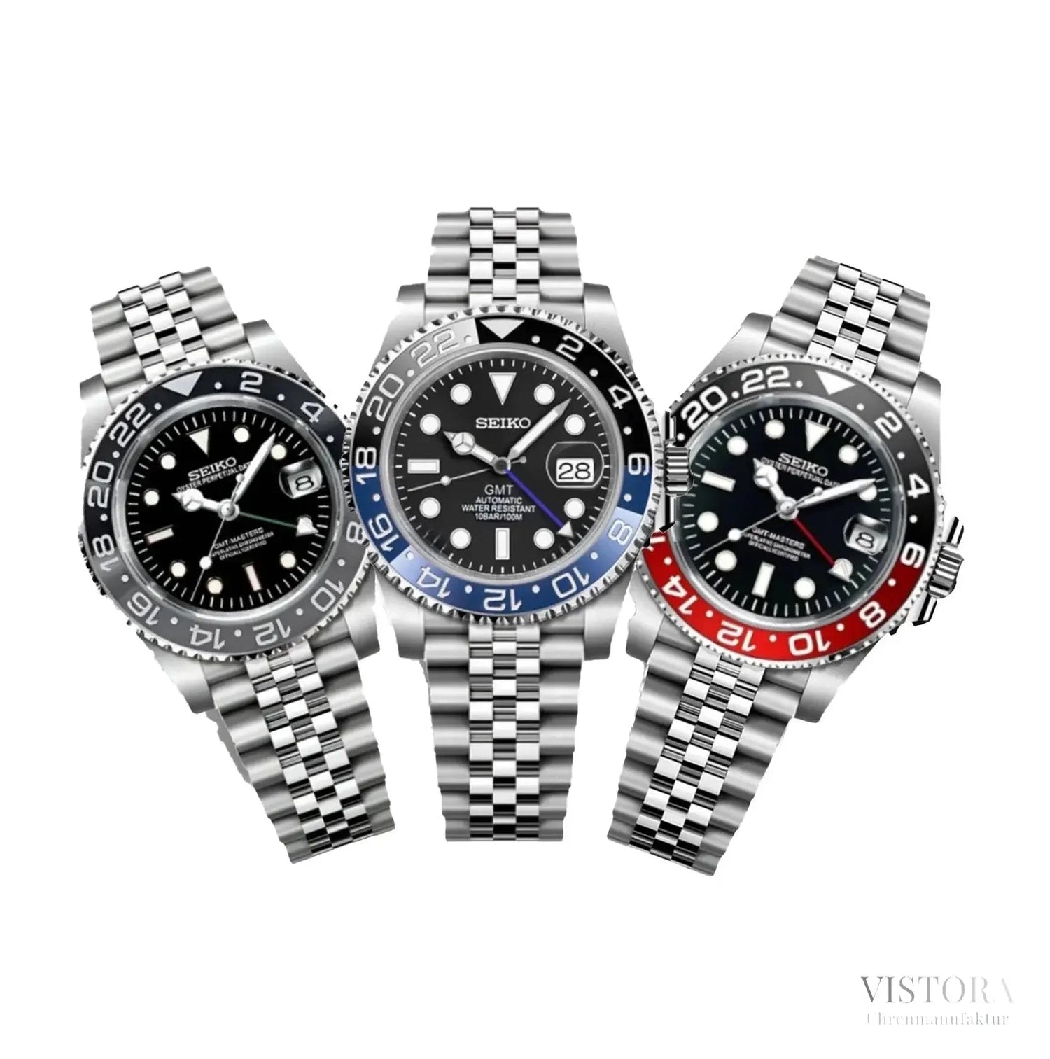 GMT SeikoMods – Präzision trifft Abenteuer - Vistora Uhrenmanufaktur