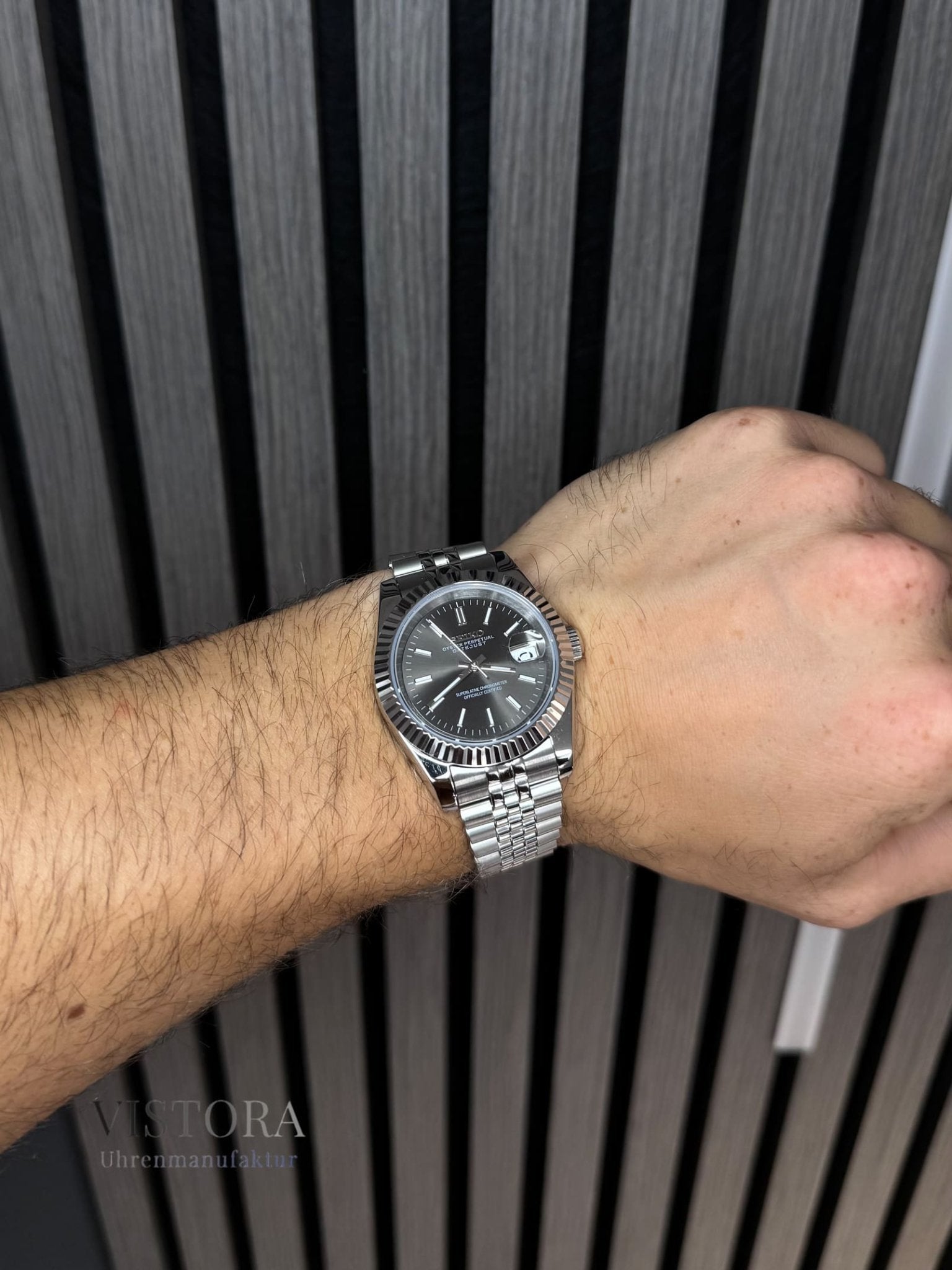 SeikoMod Datejust - Champagner Strichindizes Mein Shop