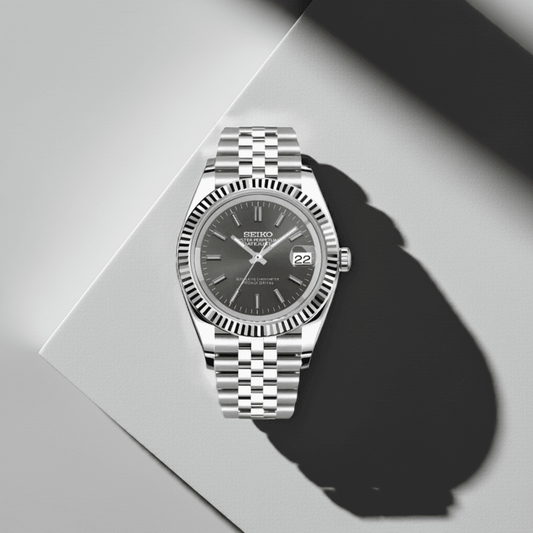 SeikoMod Datejust - Champagner Strichindizes SEIKO/ Vistora Uhrenmanufaktur