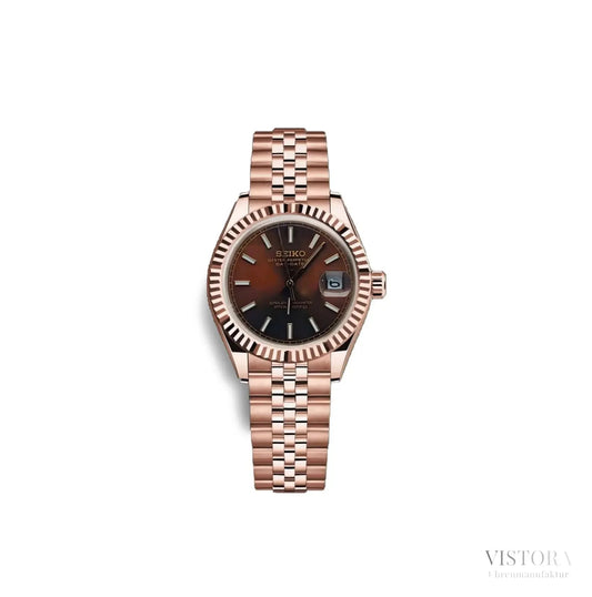 SeikoMod Datejust -  Rosé | Choccolate - Vistora Uhrenmanufaktur