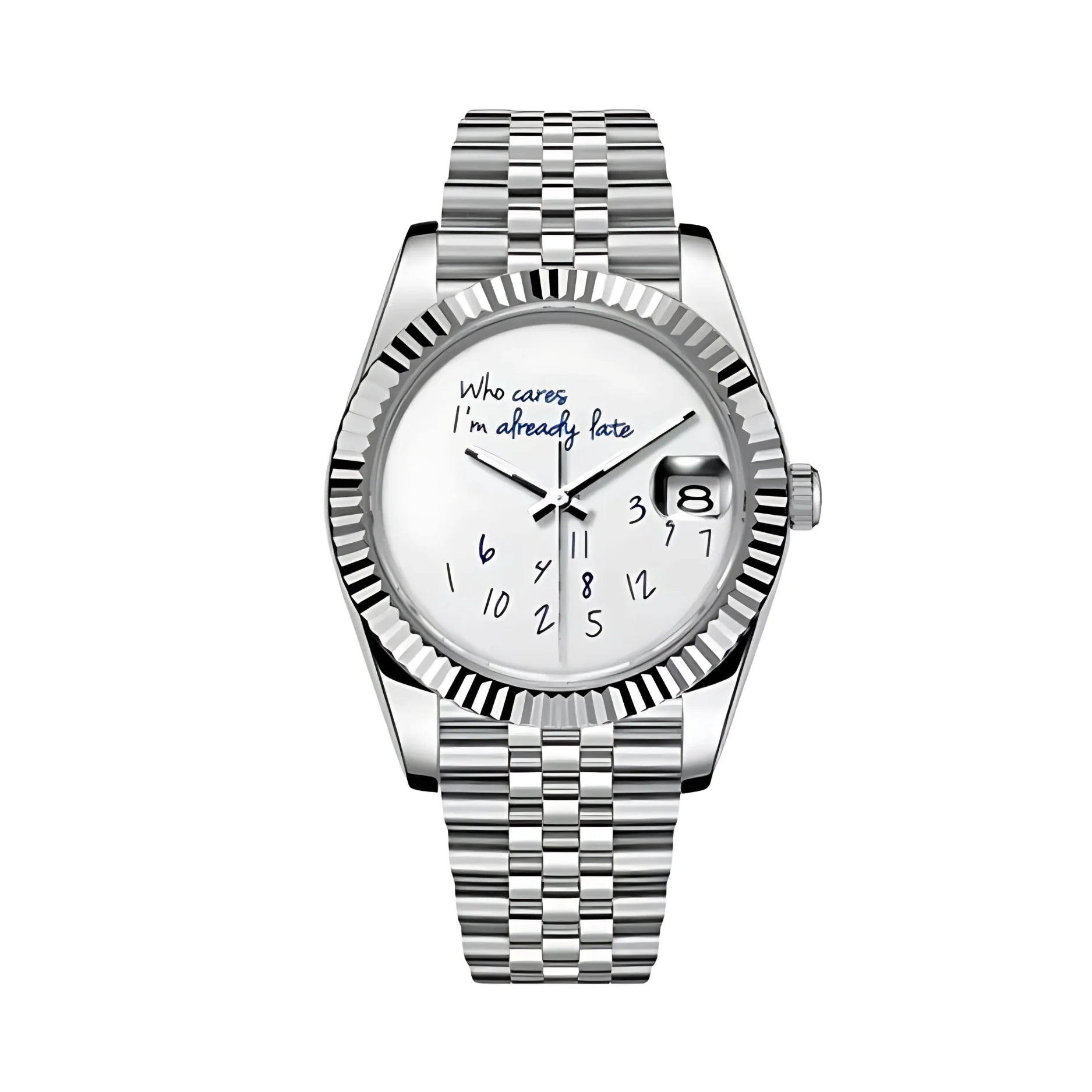 SeikoMod Datejust „Who cares I’m already late“ Vistora Uhrenmanufaktur 
