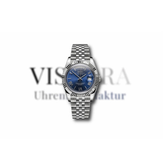 SeikoMod Day-Date Blau