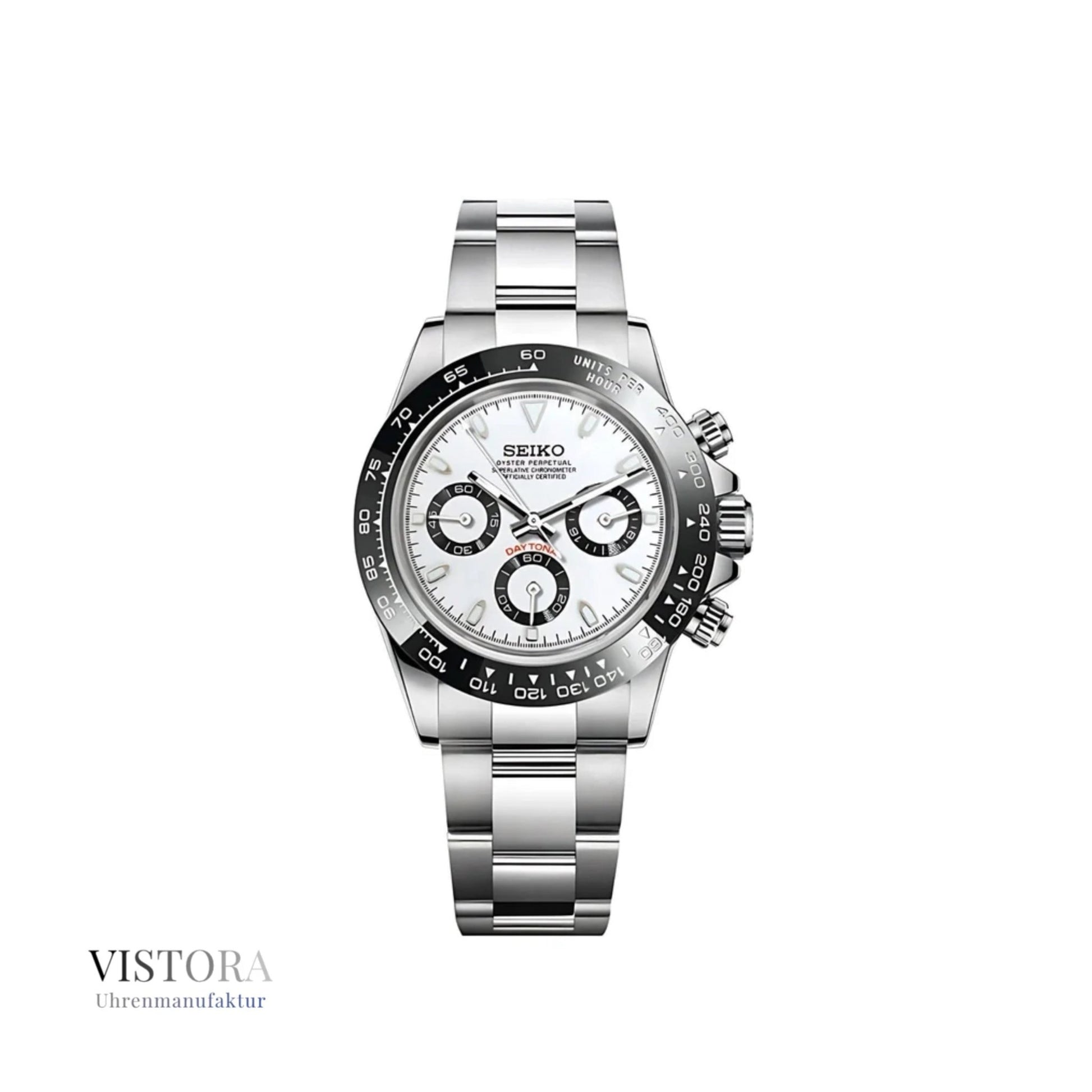 SeikoMod Daytona Silver Mein Shop