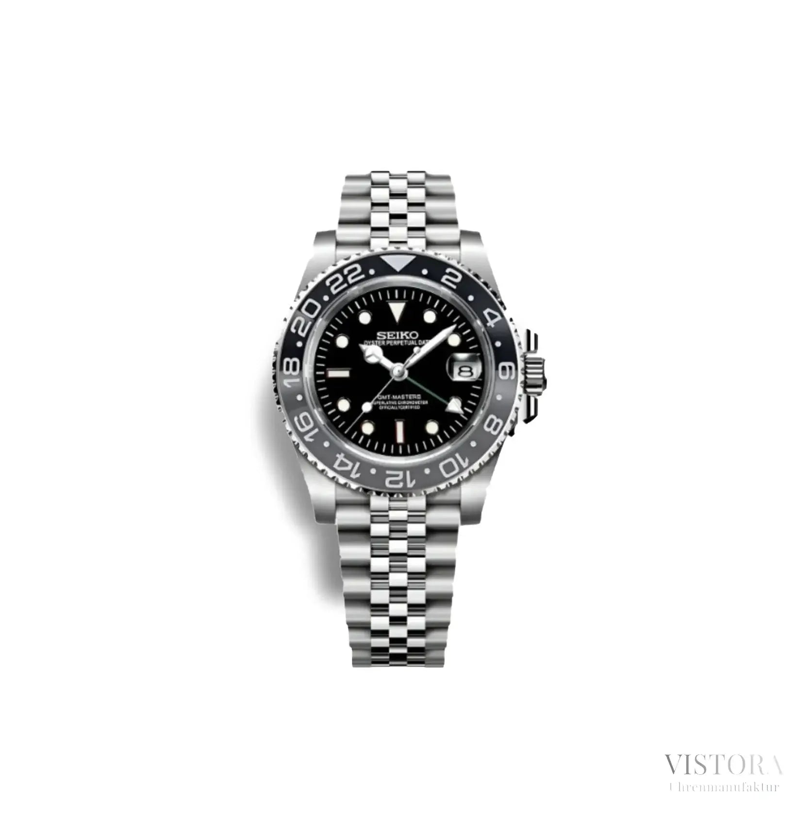 SeikoMod GMT Bruce Wayne - Vistora Uhrenmanufaktur