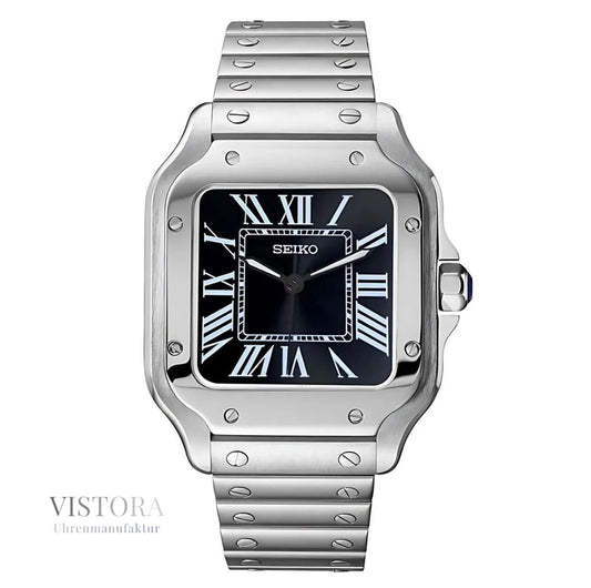 SeikoMod Santos Black Edition SEIKO/ Vistora Uhrenmanufaktur