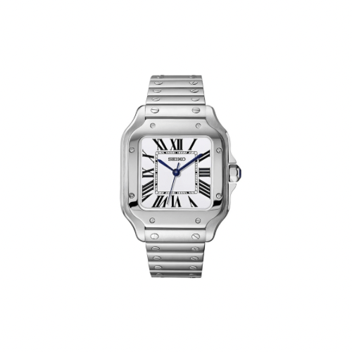 SeikoMod Santos - Weiß SEIKO/ Vistora Uhrenmanufaktur