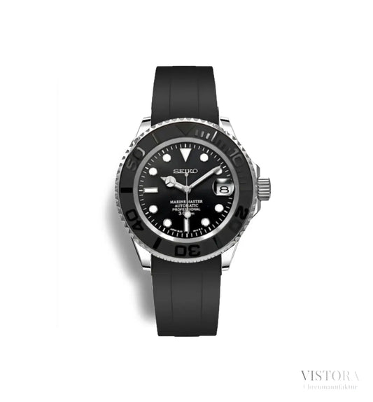 SeikoMod Yacht Master Black - Vistora Uhrenmanufaktur